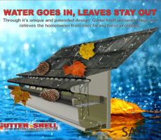 Guttershell Water Goes In Leaves Stay Out